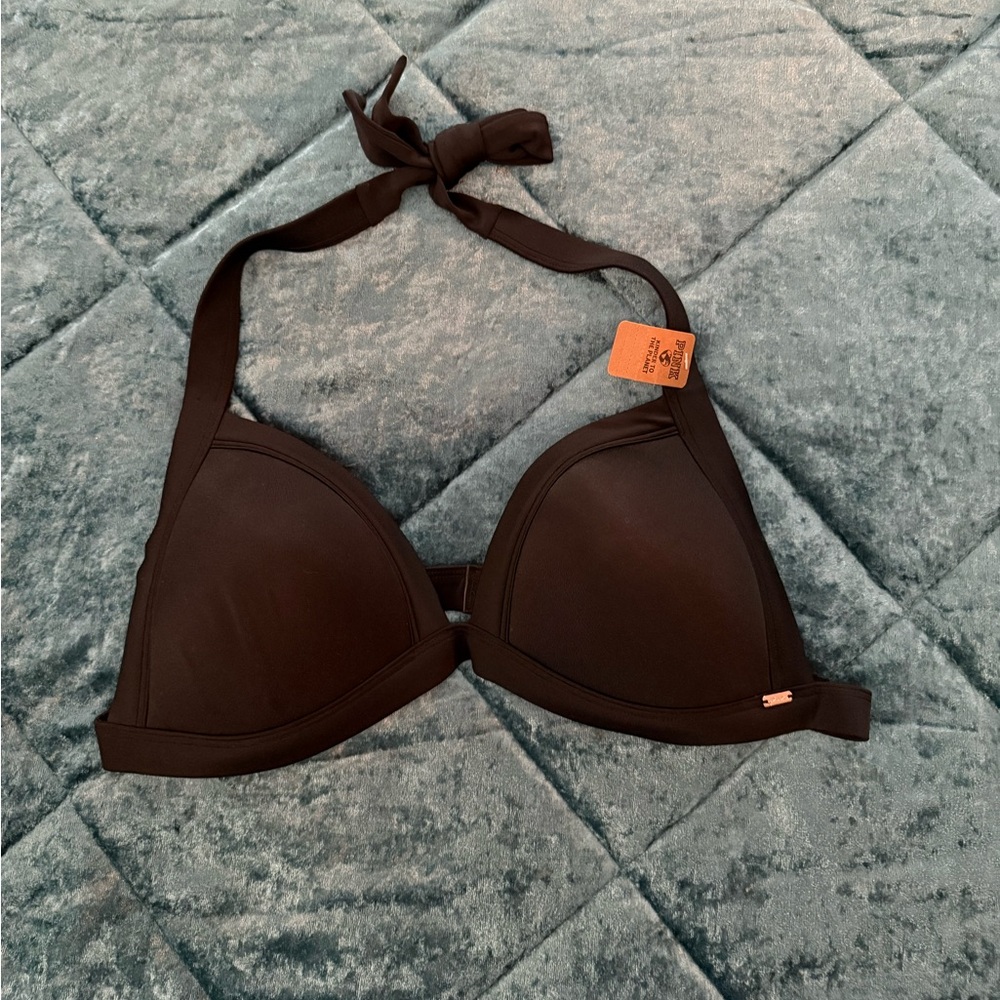 PINK Victoria's Secret Black Bikini Top